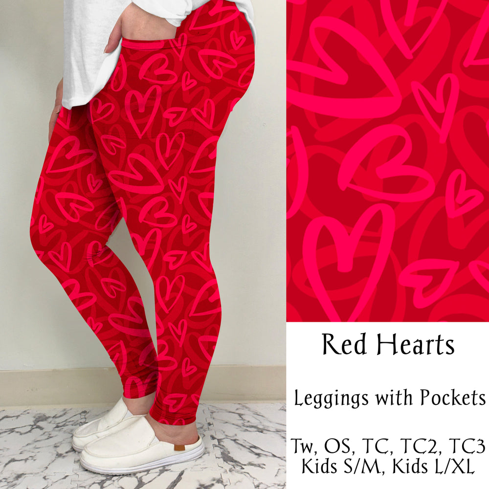 Red Heart Leggings/Joggers | Pre-Sale ends 12/16 | ETA 32 Days