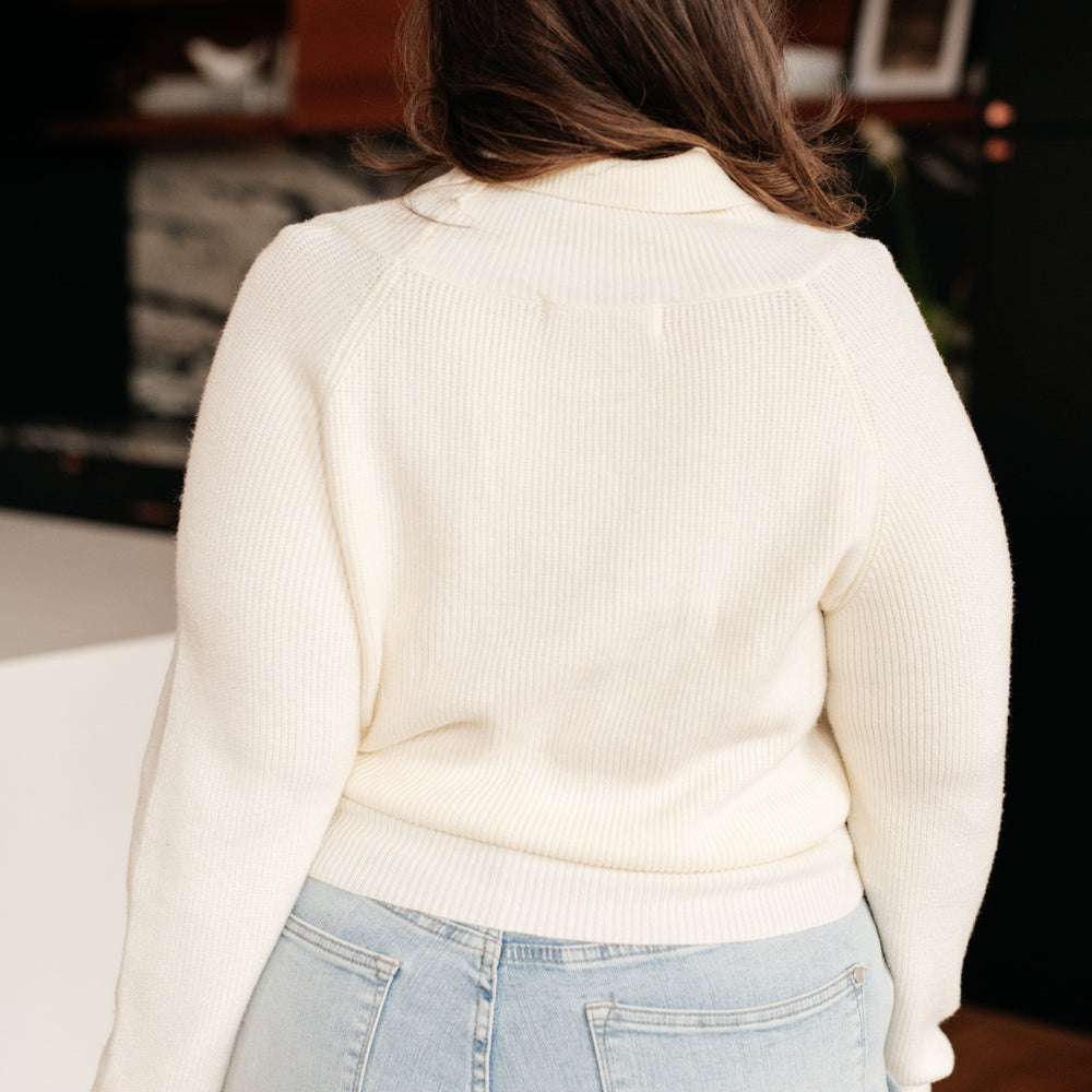 
                      
                        Requisite Request Surplice Crop Sweater
                      
                    