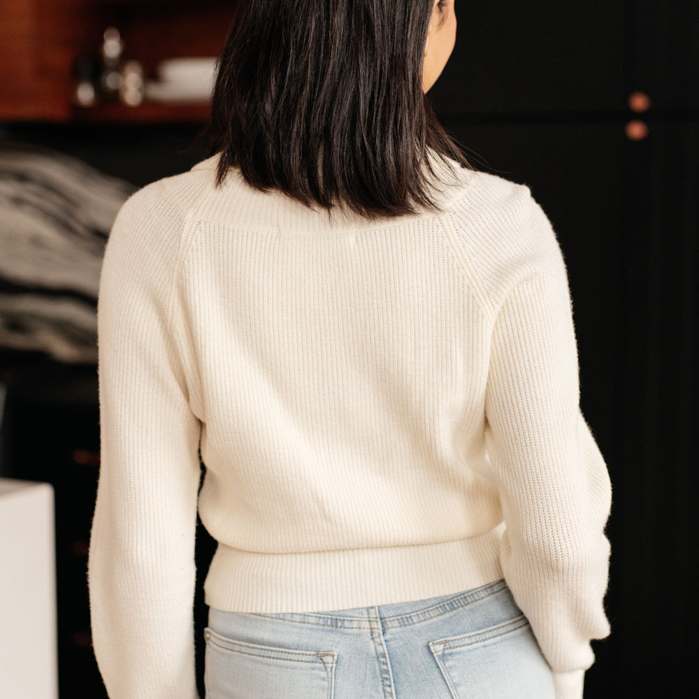 
                      
                        Requisite Request Surplice Crop Sweater
                      
                    