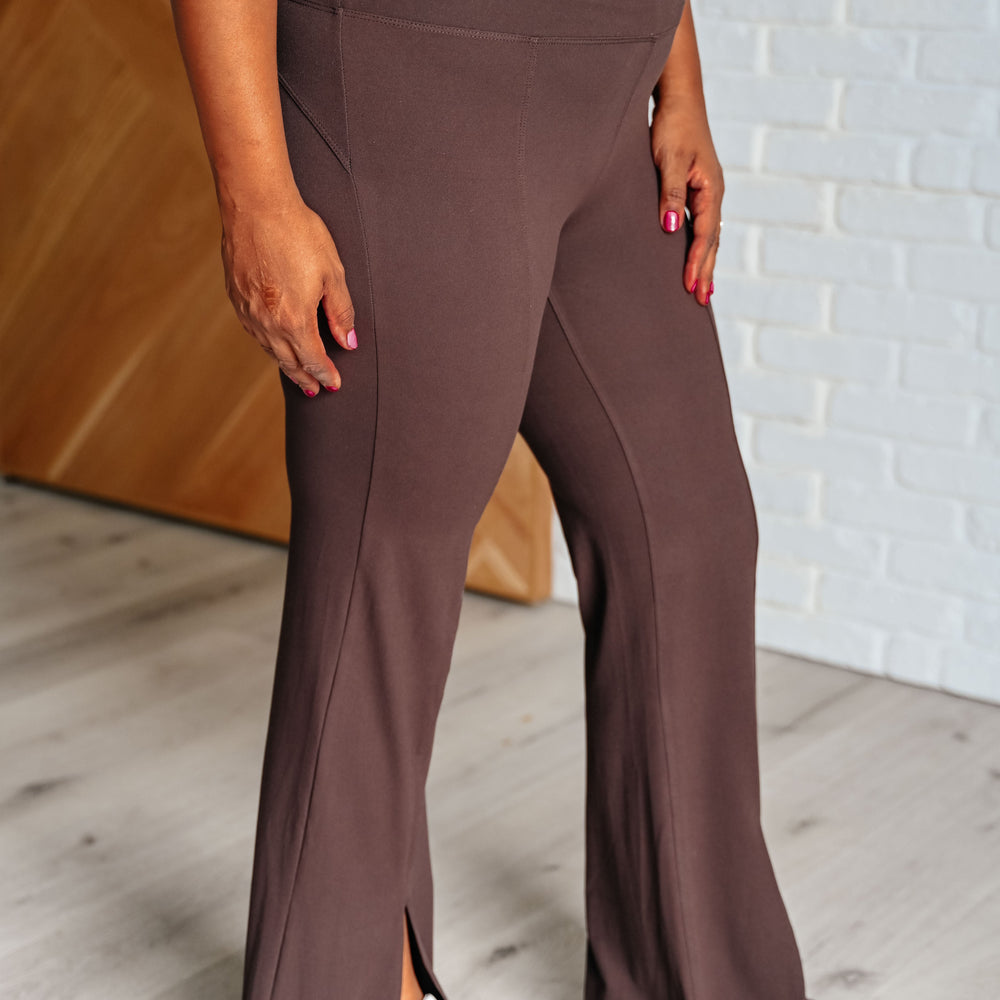 
                      
                        Stamina Stride Flare Leggings in Espresso
                      
                    