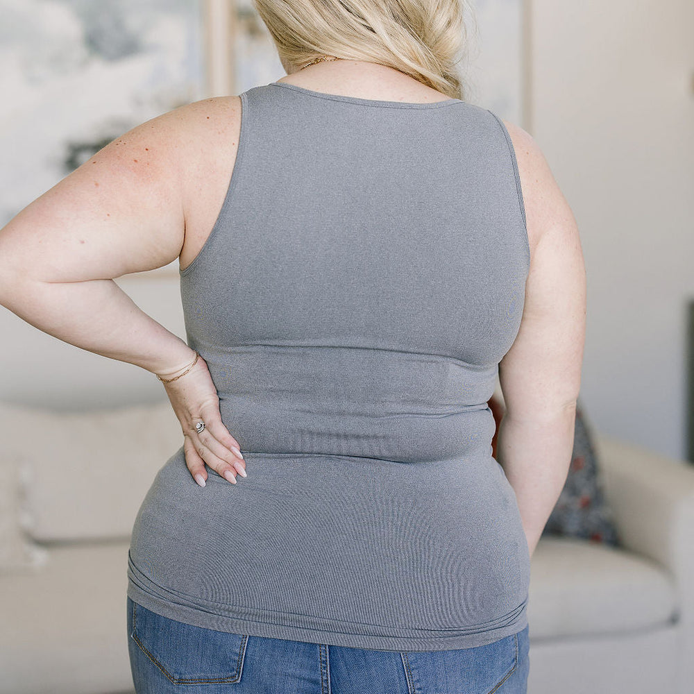 
                      
                        Standard Issue Seamless Longline Tank in Heather Grey
                      
                    