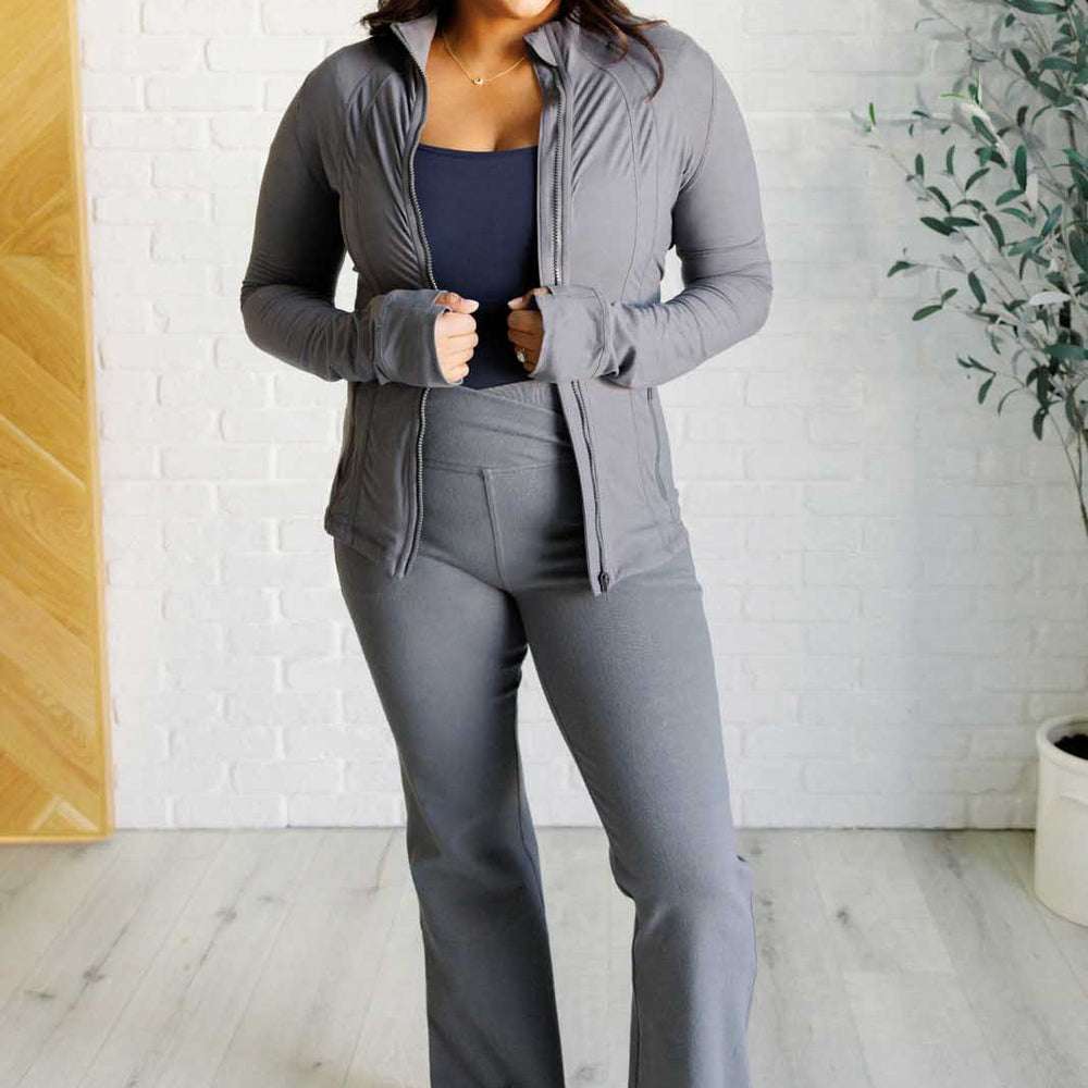 
                      
                        Staying Swift Activewear Jacket in Titanium
                      
                    