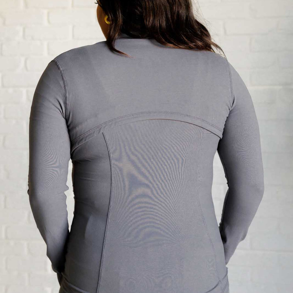 
                      
                        Staying Swift Activewear Jacket in Titanium
                      
                    