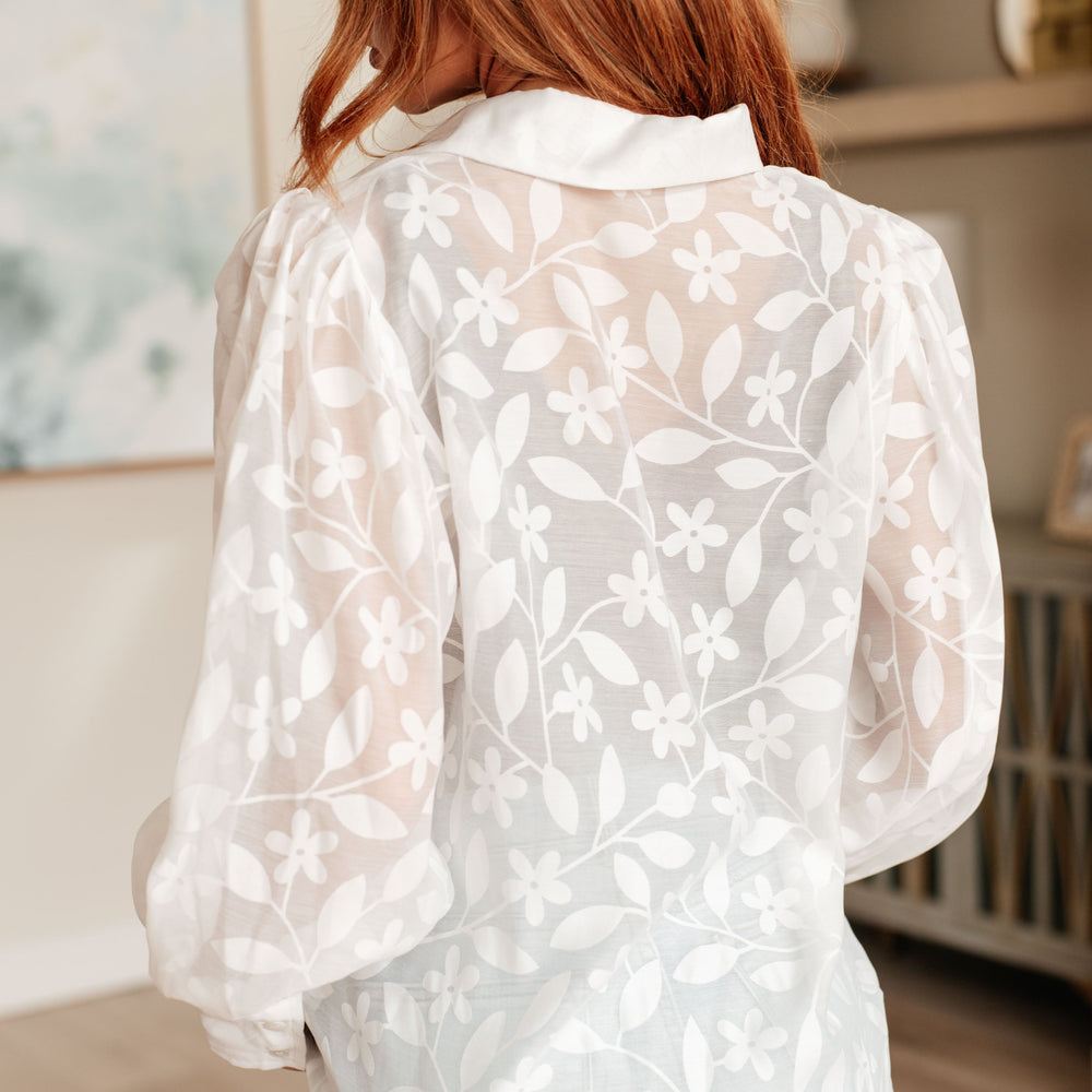 
                      
                        Sweet Serotonin Lace Button Up
                      
                    