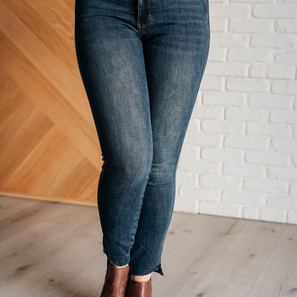 
                      
                        Tessa High Rise Control Top Step Hem Skinny Jeans
                      
                    