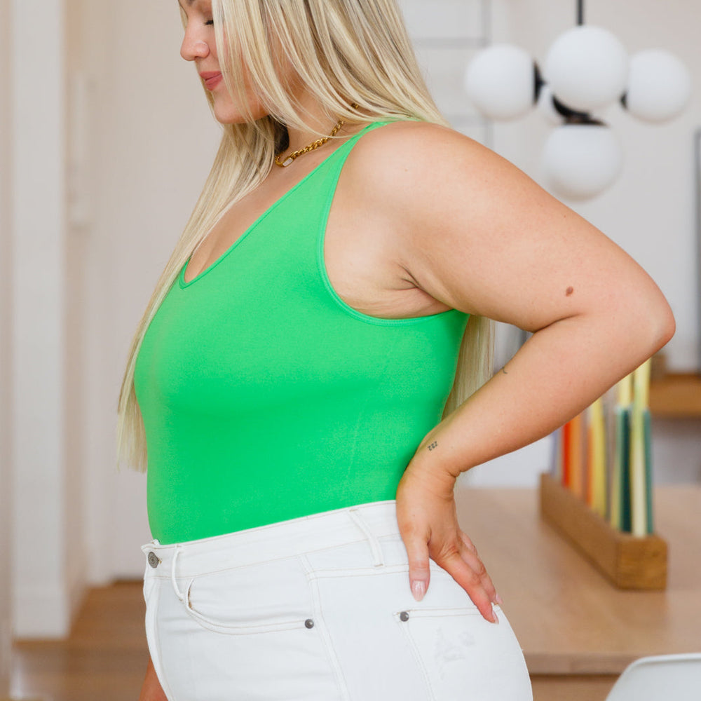 
                      
                        The Basics Bodysuit in Green
                      
                    