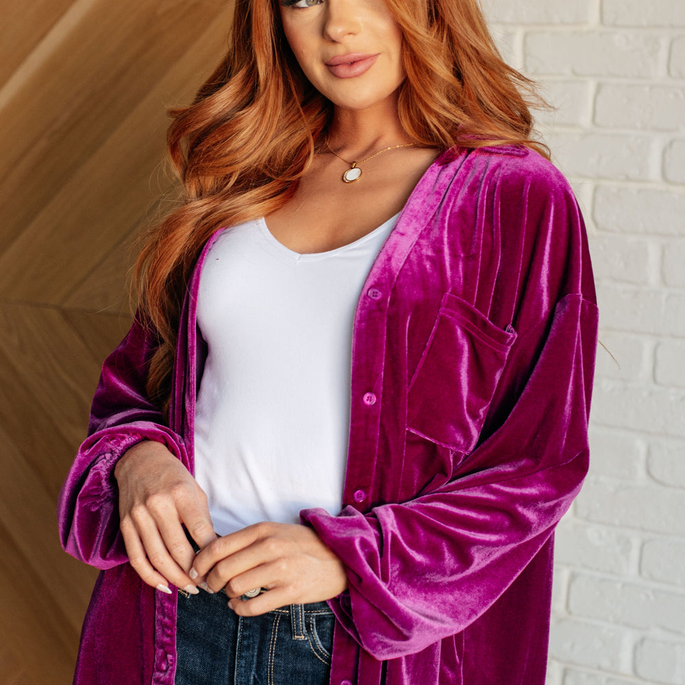 
                      
                        The Best Policy Velvet Balloon Sleeve Top
                      
                    