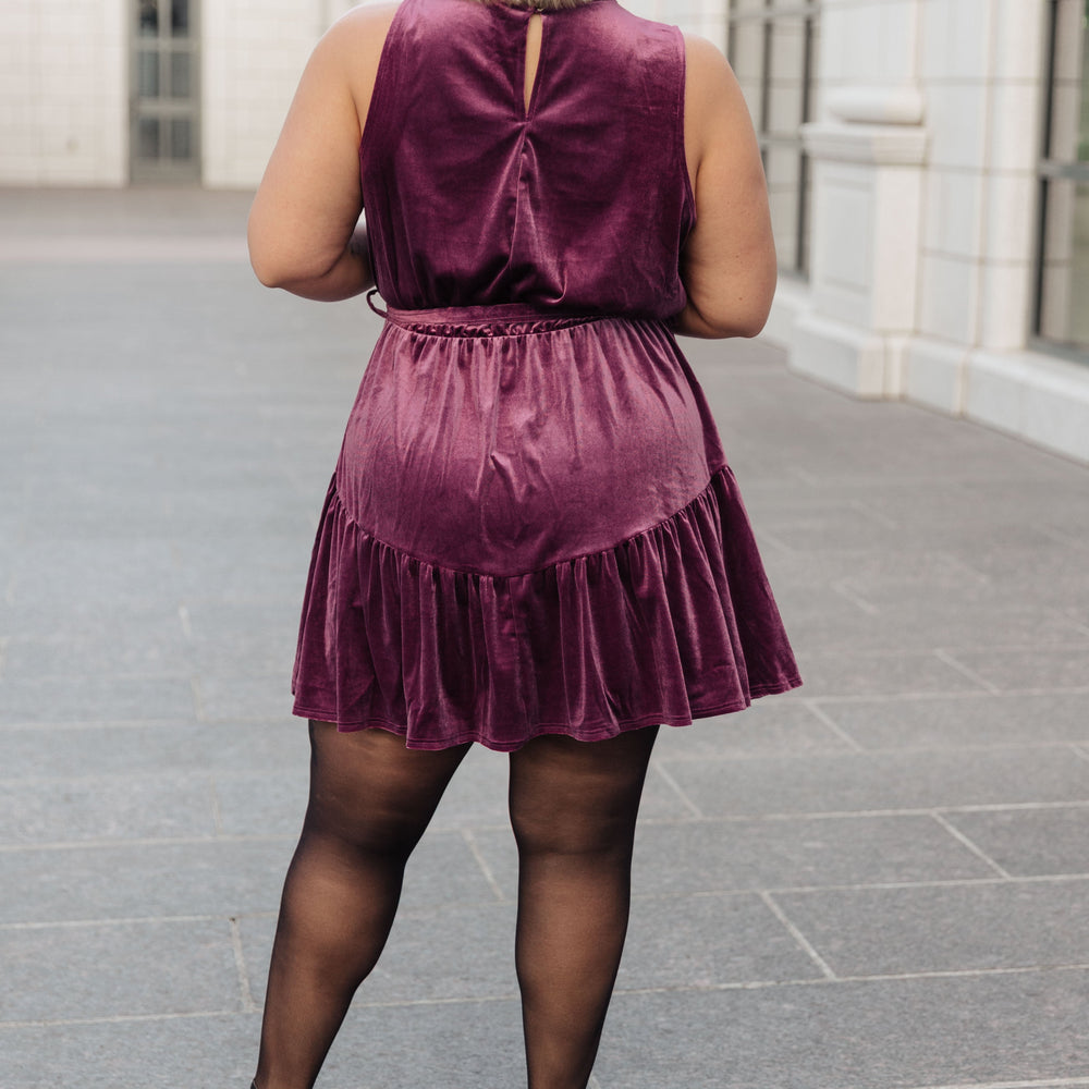 
                      
                        Tied In A Bow Velvet Dress
                      
                    