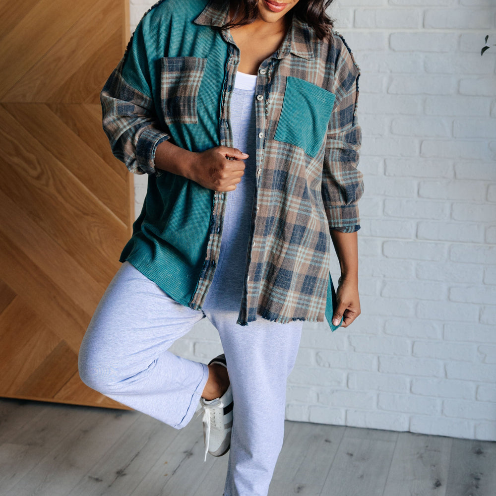 
                      
                        Tied for Time Thermal Plaid Button Up
                      
                    