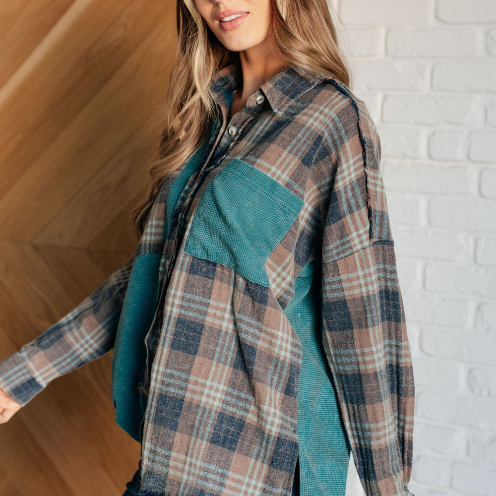 
                      
                        Tied for Time Thermal Plaid Button Up
                      
                    