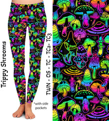  Trippy Schrooms  Leggings & Capris with Pockets