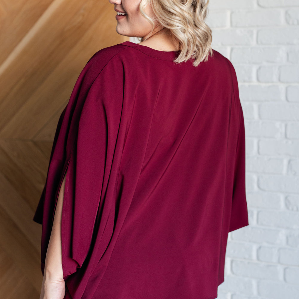 
                      
                        Universal Philosophy Blouse in Wine
                      
                    