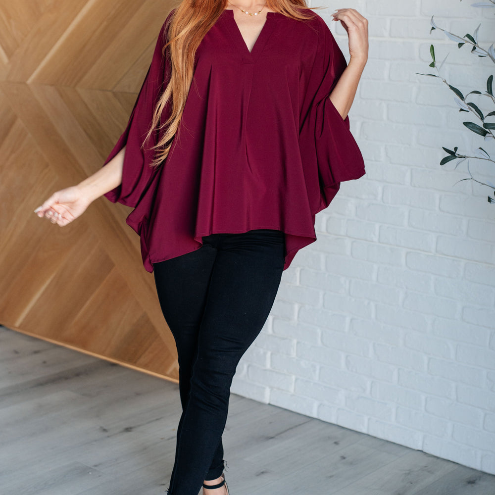 
                      
                        Universal Philosophy Blouse in Wine
                      
                    