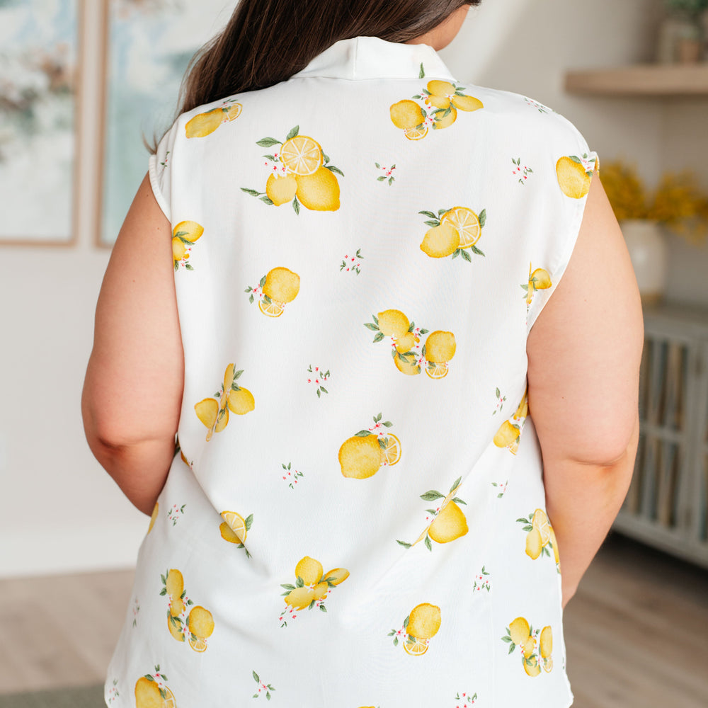 
                      
                        When Life Gives You Lemons Sleeveless Blouse
                      
                    