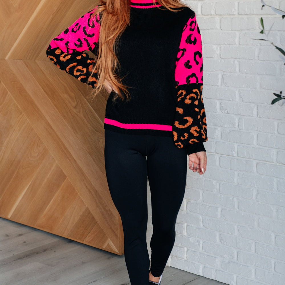 
                      
                        Wild About You Animal Print Sweater
                      
                    