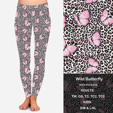  Wild Butterfly Leggings with Pockets