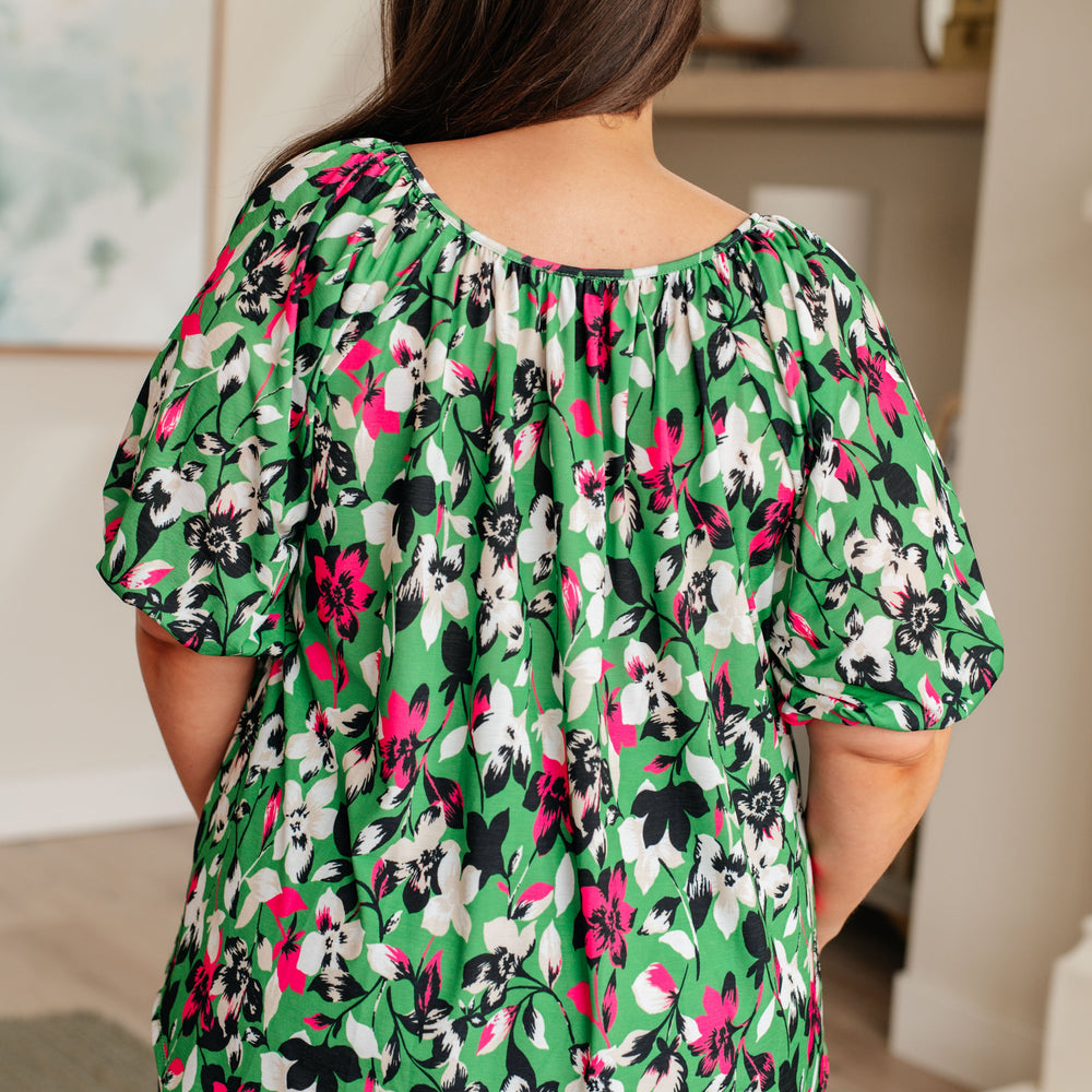 
                      
                        Wild and Bright Floral Top
                      
                    