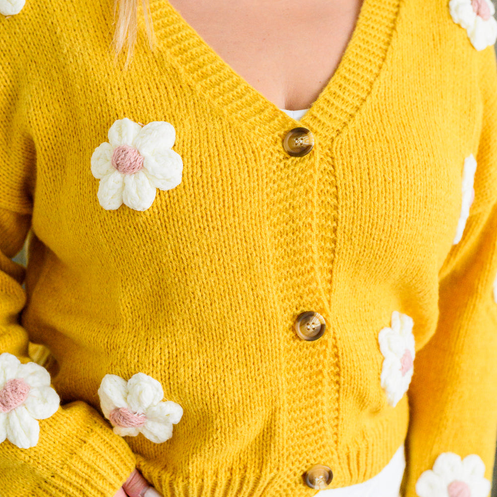 
                      
                        You're Enough Floral Cardigan
                      
                    