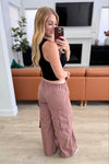 PREORDER: Archer Asymmetrical Pocket Wide Leg Cargo Pants in Two Colors