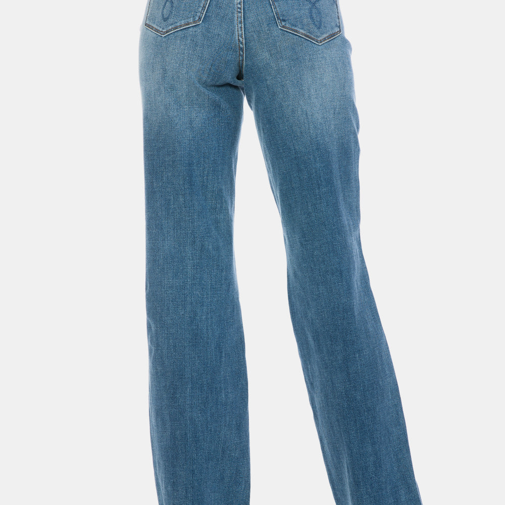 
                      
                        Judy Blue Full Size Tummy Control Cut Raw Hem Straight Jeans
                      
                    