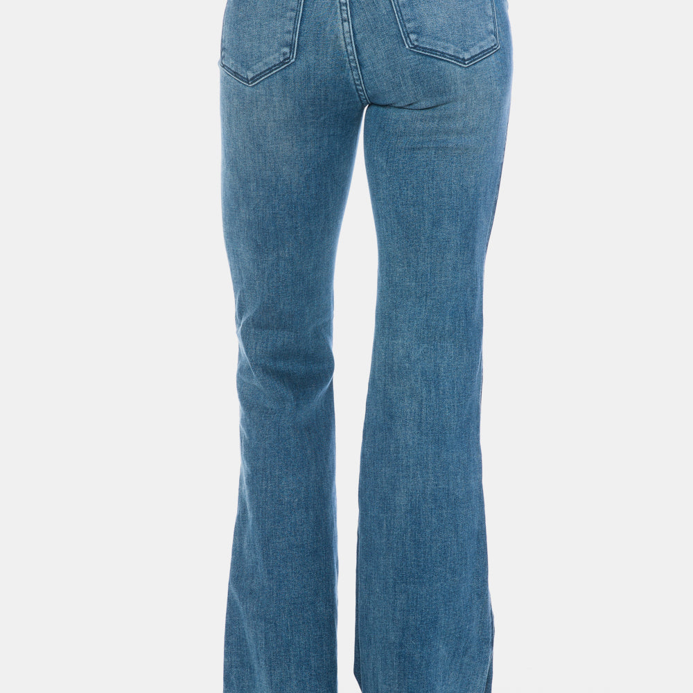 
                      
                        Judy Blue Full Size Tummy Control Cut Hem Flare Jeans
                      
                    