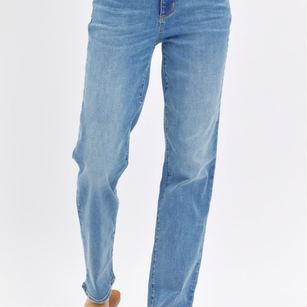 
                      
                        Judy Blue High Waist Straight Jeans
                      
                    