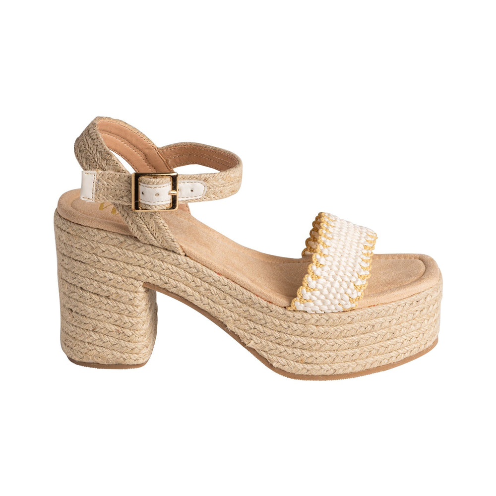 
                      
                        Elise Wedge in Off White
                      
                    