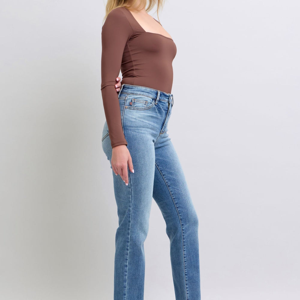 
                      
                        Judy Blue Full Size Wash Thermal Straight Jeans with Pockets
                      
                    