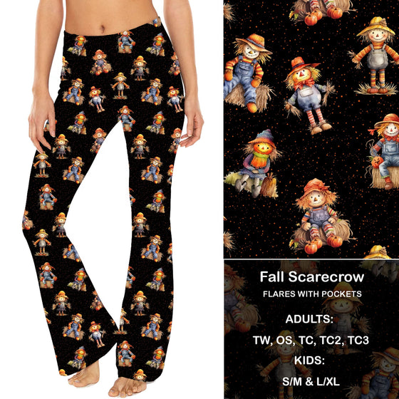 Fall Scarecrow - Yoga Flares with Pockets