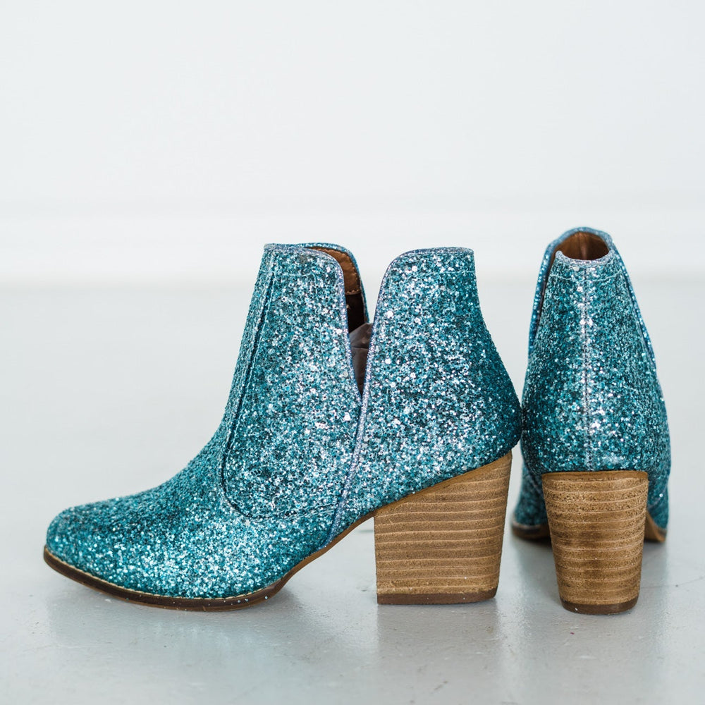 
                      
                        Fiera Booties in Blue
                      
                    