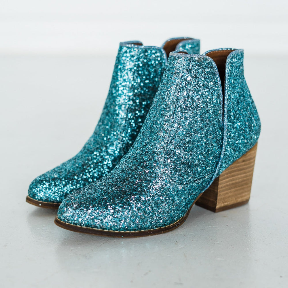 
                      
                        Fiera Booties in Blue
                      
                    