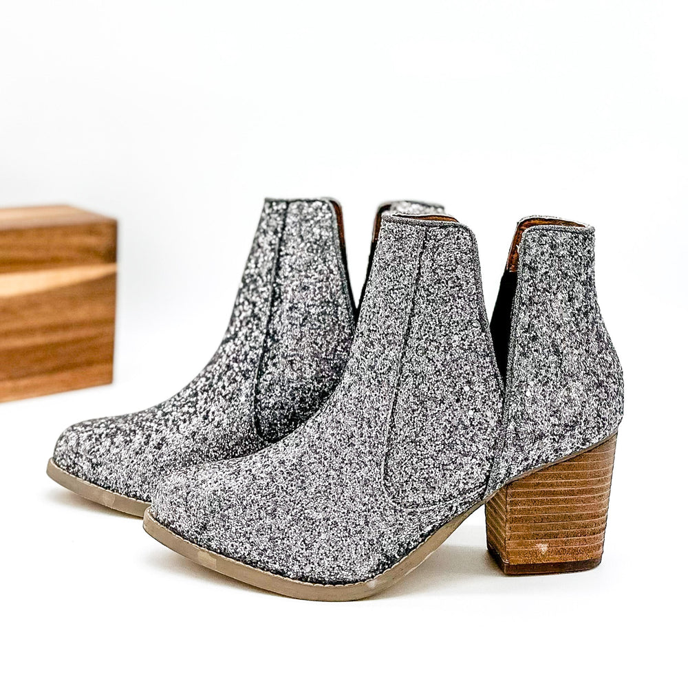 
                      
                        Fiera Booties in Pewter
                      
                    