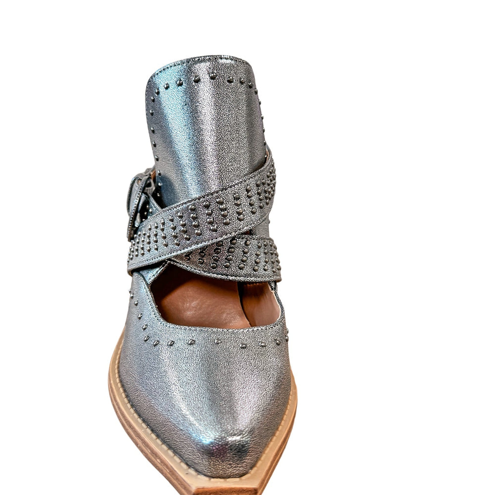 
                      
                        Fiona Ankle Boot in Silver
                      
                    