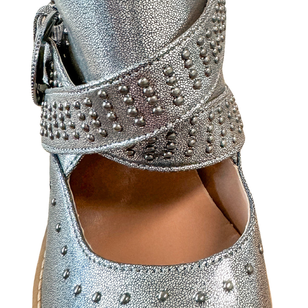 
                      
                        Fiona Ankle Boot in Silver
                      
                    