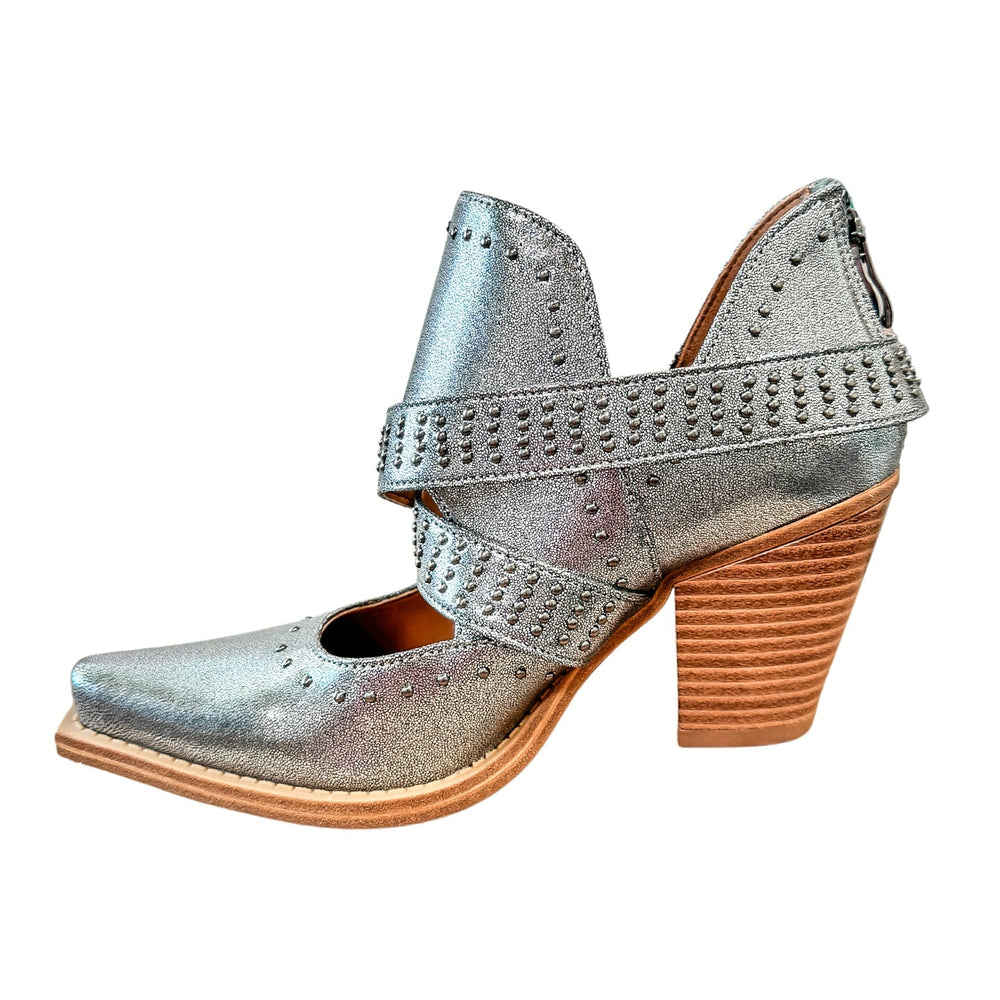 
                      
                        Fiona Ankle Boot in Silver
                      
                    