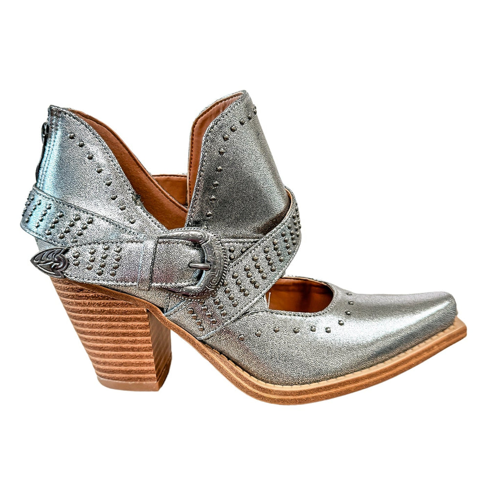 
                      
                        Fiona Ankle Boot in Silver
                      
                    