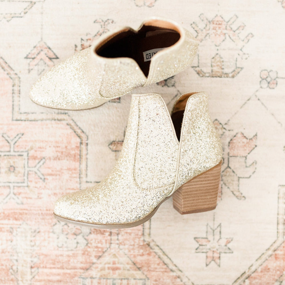 
                      
                        Fiera Booties in Gold
                      
                    