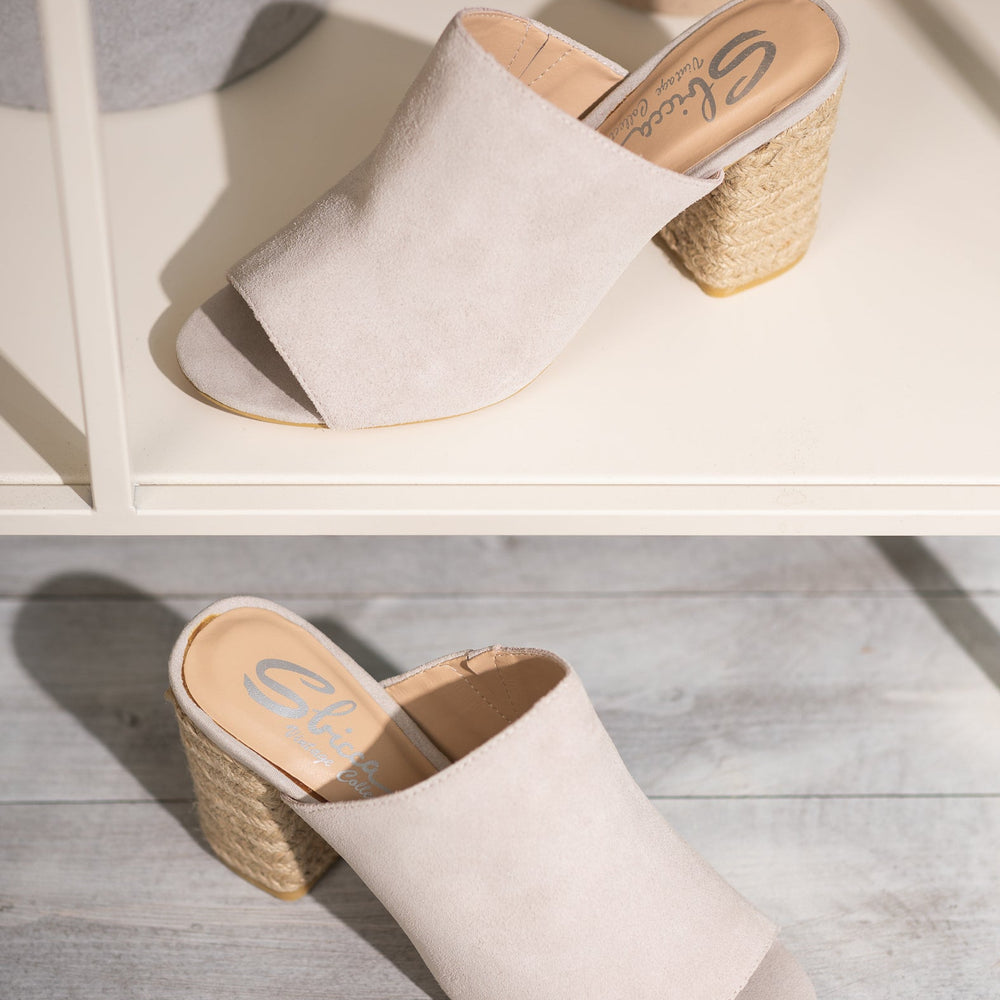 
                      
                        Helena Heeled Sandal in Ice Suede
                      
                    