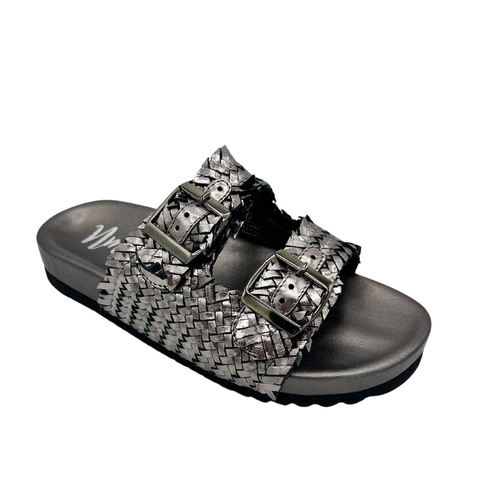 
                      
                        Intertwine Dual Woven Strap Slide in Pewter
                      
                    