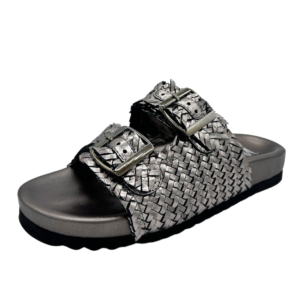 
                      
                        Intertwine Dual Woven Strap Slide in Pewter
                      
                    