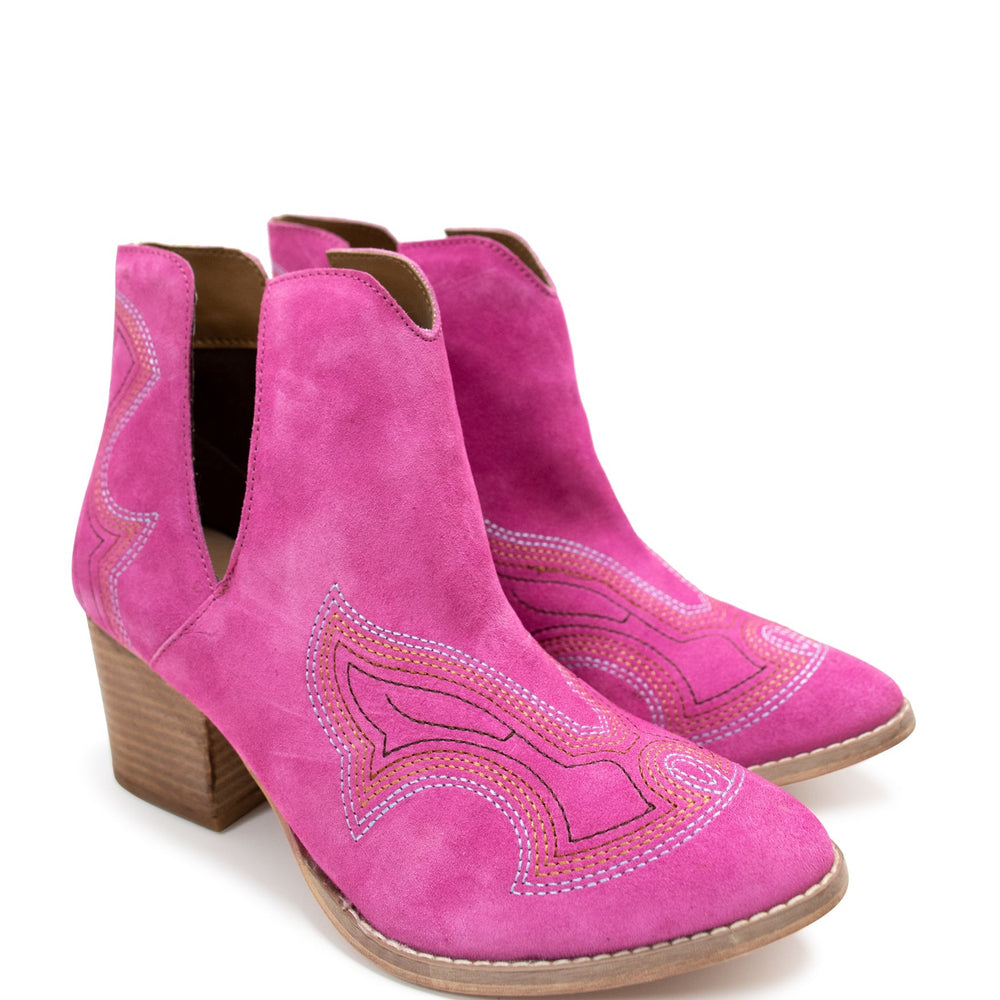 
                      
                        Journee Ankle Boots in Magenta
                      
                    