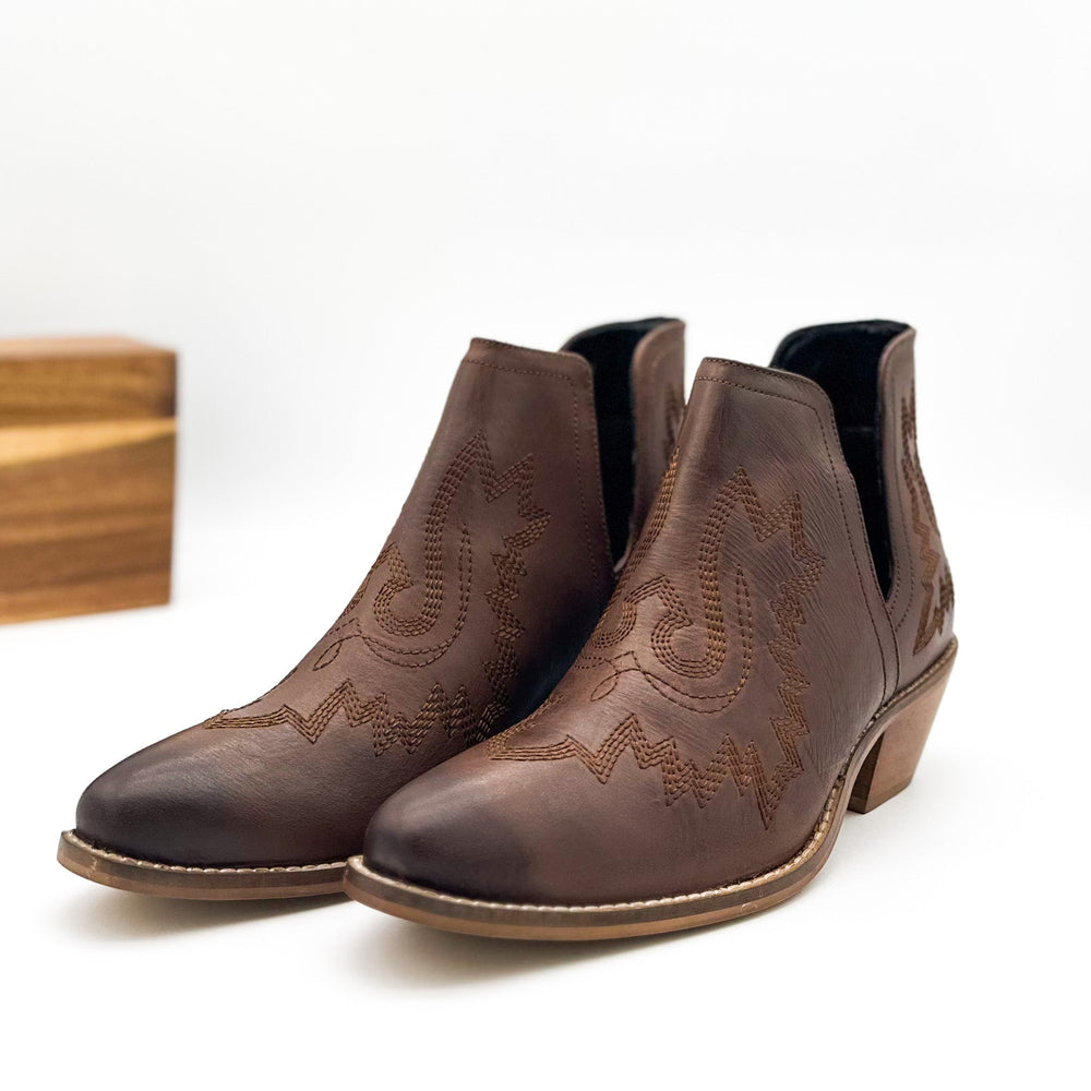 
                      
                        Kickin' Booties in Brown
                      
                    