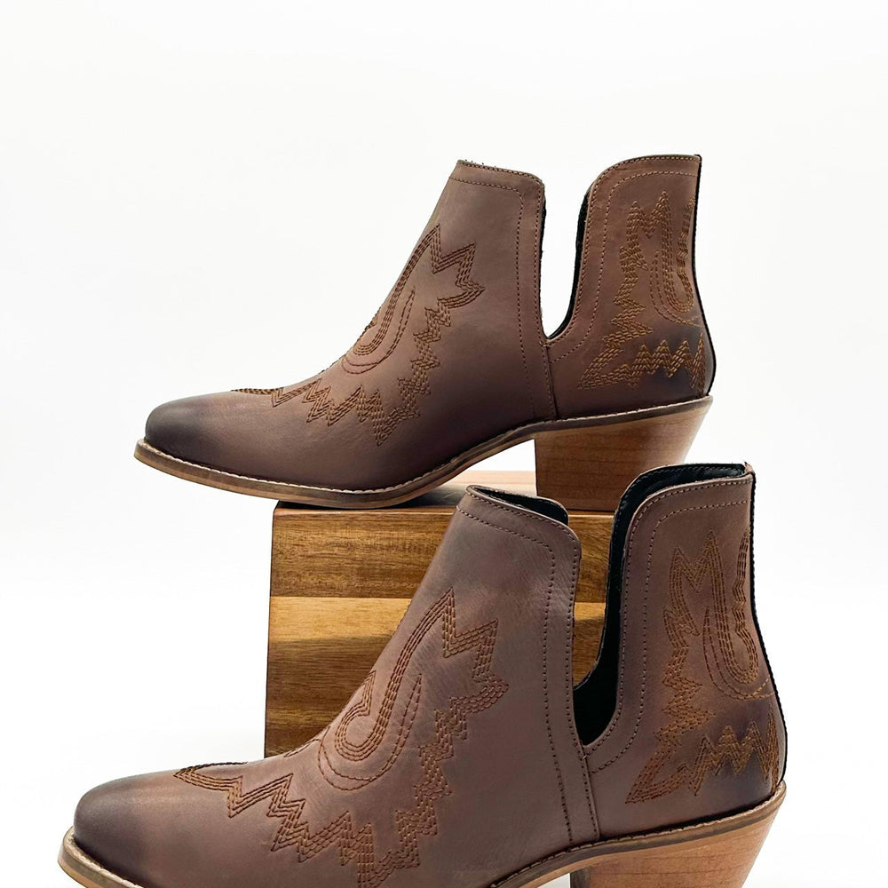 
                      
                        Kickin' Booties in Brown
                      
                    