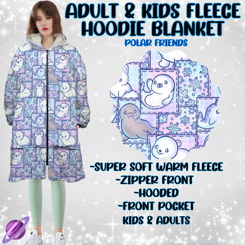 POLAR FRIENDS- HOODIE BLANKET RUN-PREORDER CLOSING 9/28 ETA NOV