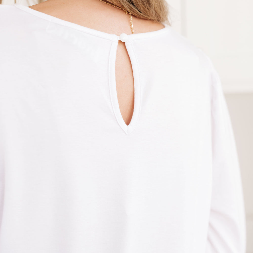 
                      
                        New Days Ahead White Blouse
                      
                    