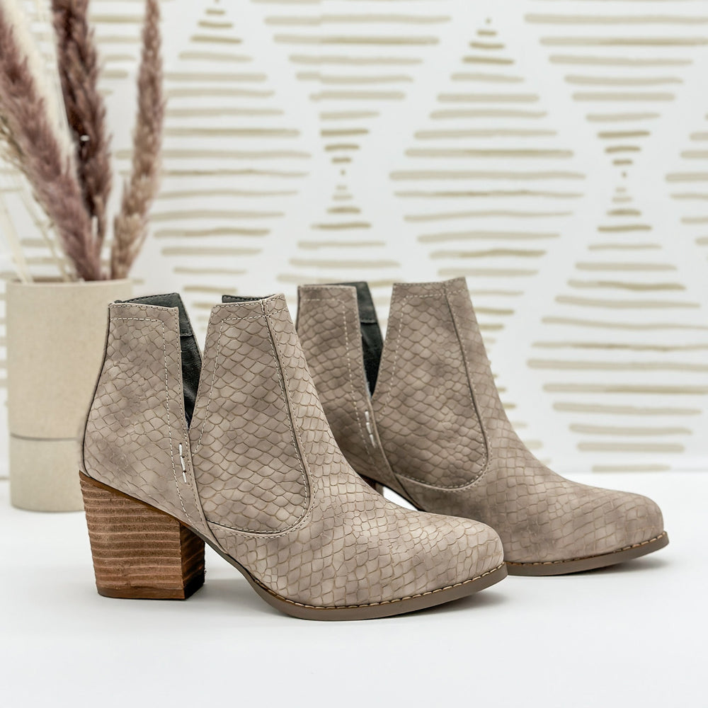 
                      
                        Tarim Bootie in Taupe
                      
                    