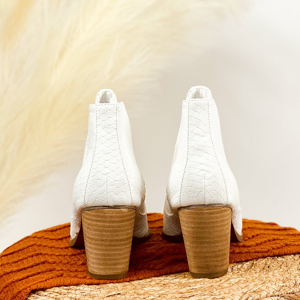 
                      
                        Tarim Bootie in White
                      
                    