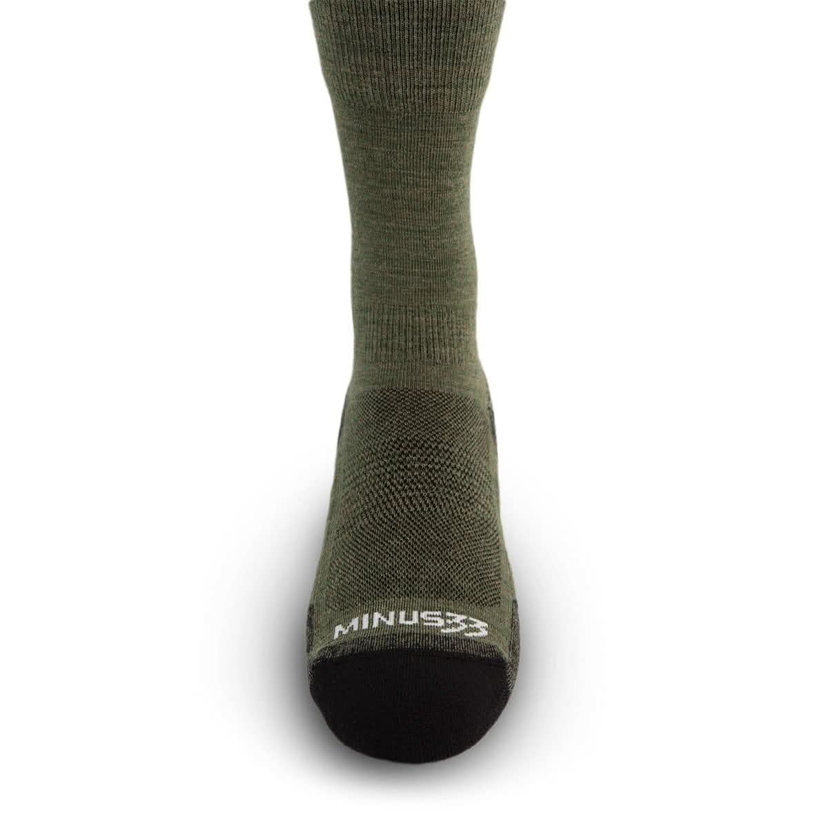 Minus33 Microweight Cushion Boot Wool Socks in Mountain Heritage design