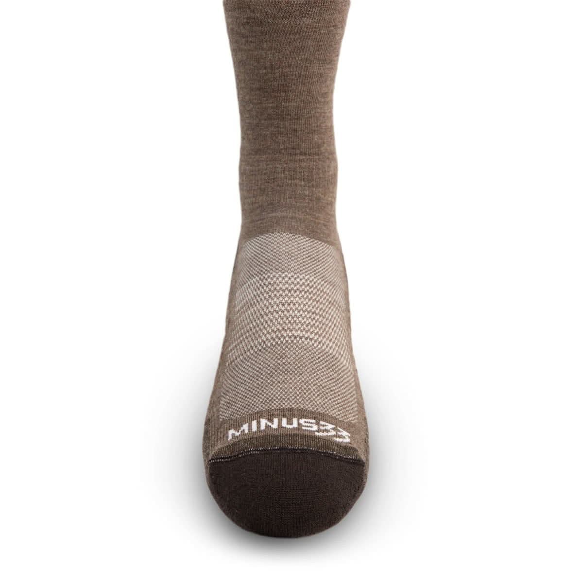 Minus33 Microweight Cushion Boot Wool Socks in Mountain Heritage design