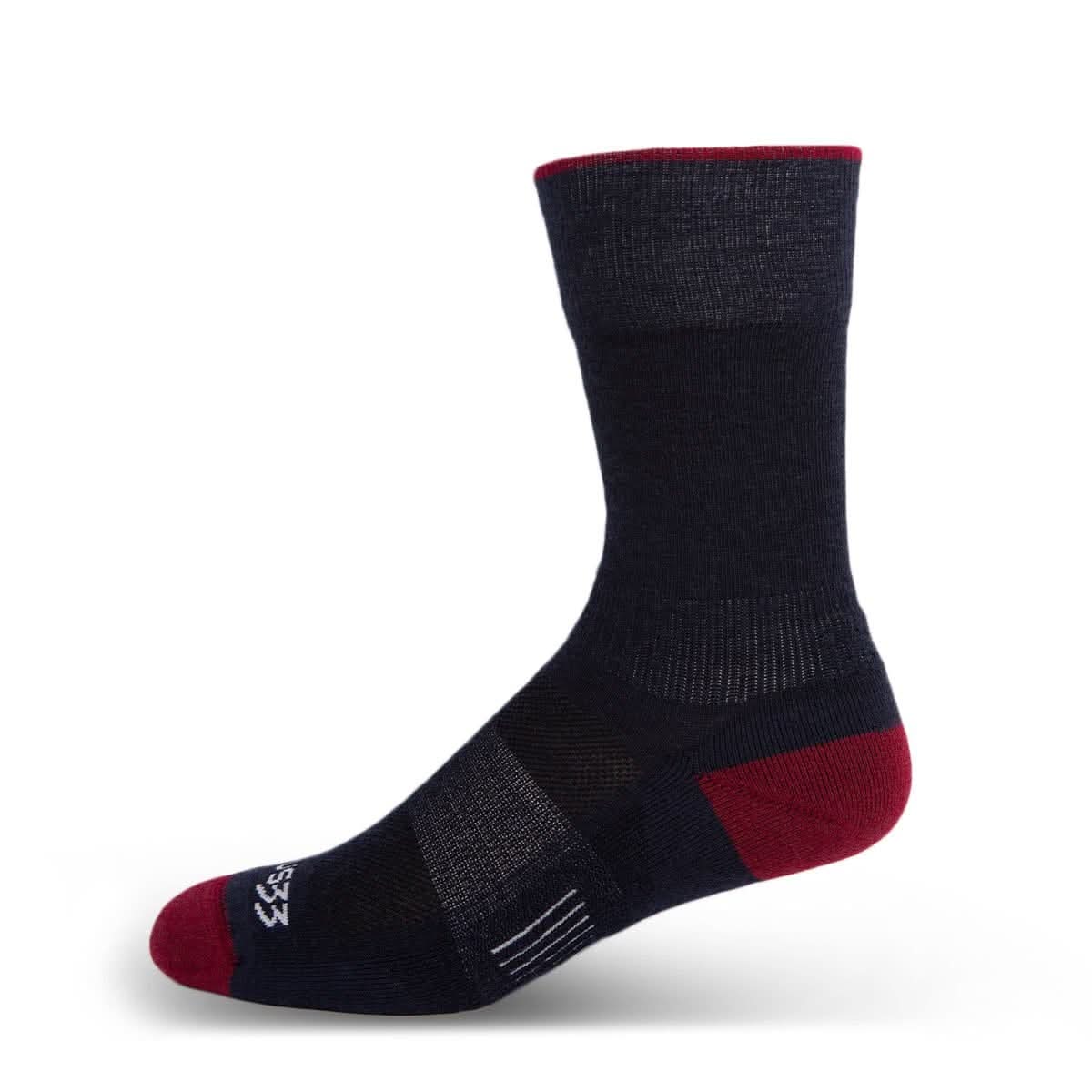 Minus33 Microweight Cushion Boot Wool Socks in Mountain Heritage design